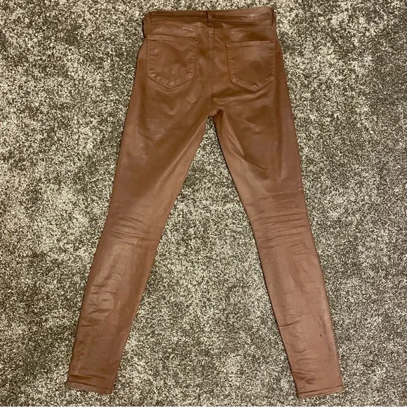 L'AGENCE MARGUERITE SKINNY DARK MOCHA COATED - Picture 3 of 9